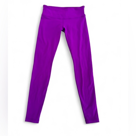 Lululemon Size 8 Wunder Under Legging Mid Rise Full Luon Violet Purple Full Leng - Picture 1 of 7